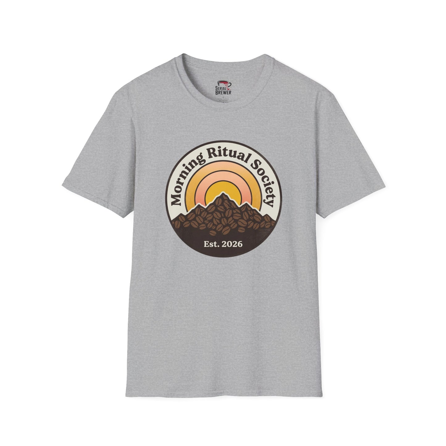 Morning Ritual Society T‑Shirt — Sunrise Coffee Club Tee