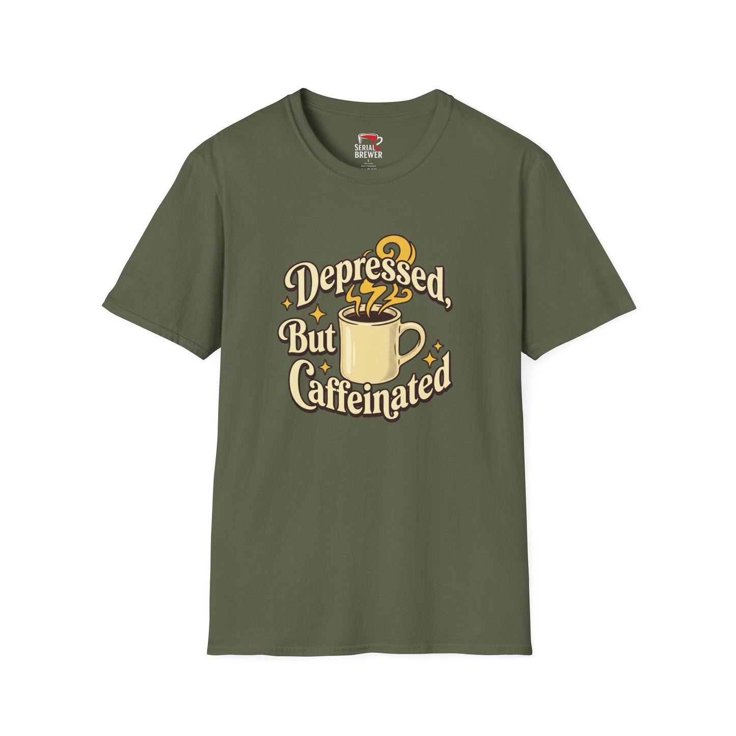 Depressed But Caffeinated Tee