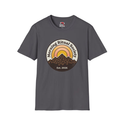 Morning Ritual Society T‑Shirt — Sunrise Coffee Club Tee